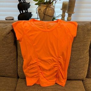 Womens ZELLA BRAND SIZE XL SHERBERT ORANGE WORK OUT t-shirt